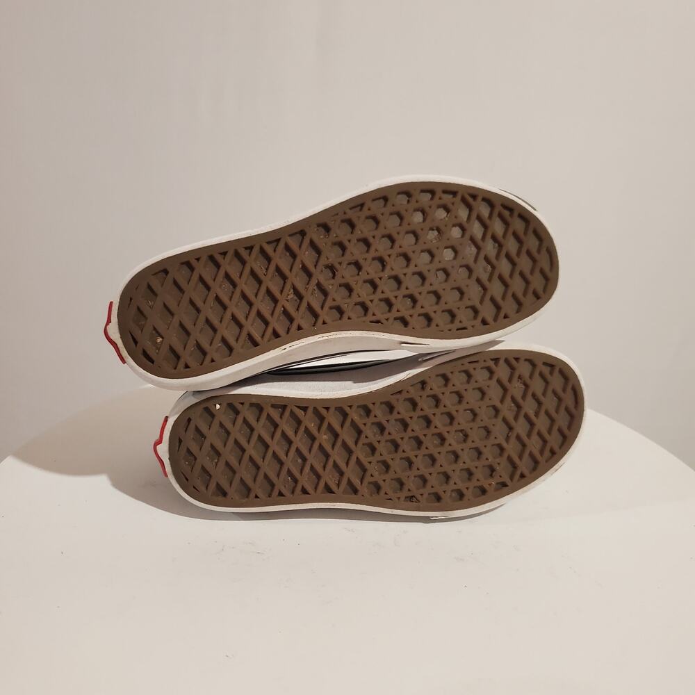 Vans Off the Wall Old Skool Suede Low Top Sk8 Sneakers Youth Size 13 Black Shoes - Picture 8 of 10